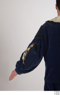  Photos Man in Historical Dress 19 16th century Blue suit Historical Clothing arm sleeve 0003.jpg